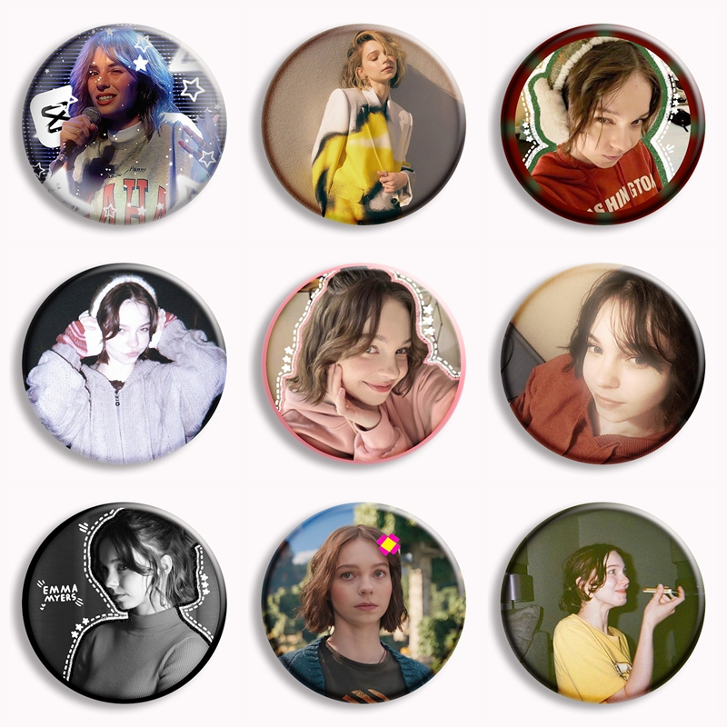 Pin Button Badge - Emma Myers Aesthetic Soft Button Pin