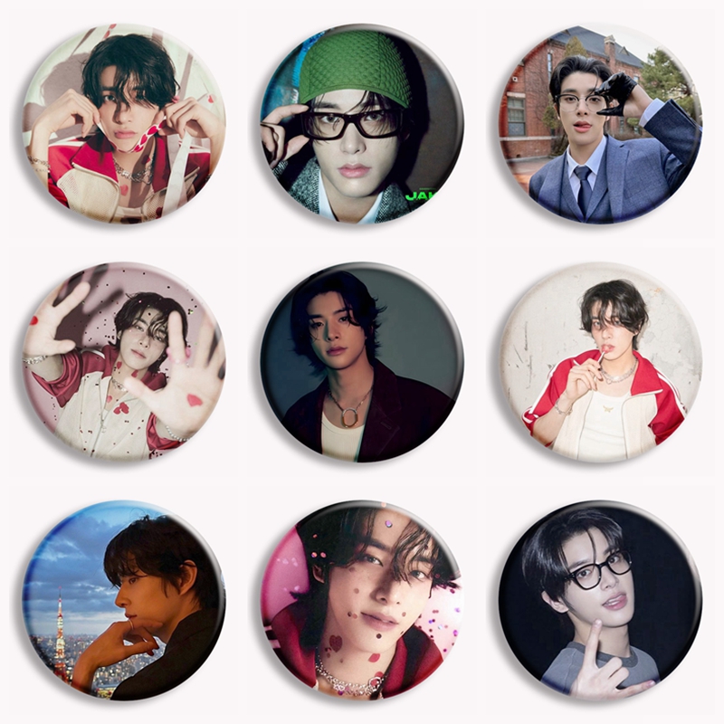 Pin Button Badge - Kpop Jake Sim Soft Button Pin