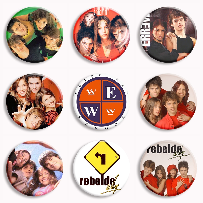 Pin Button Badge - Movie Rebelde Way Soft Button Pin