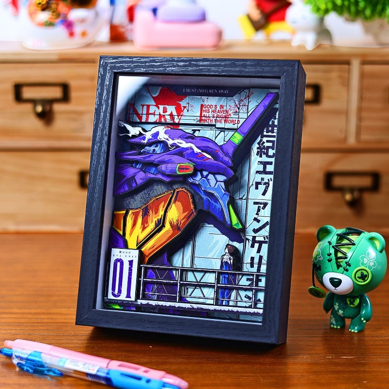 Creative EVA 3D Paper Painting - Evangelion Anime Merchandise review and price