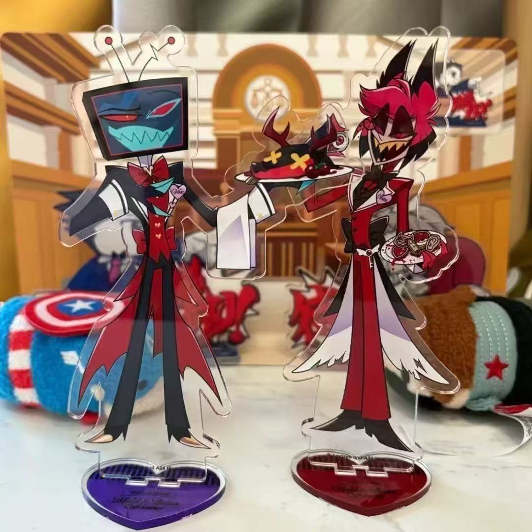 2pcs Hazbin Anime Peripherals  - Anime Merchandise Collection review and price