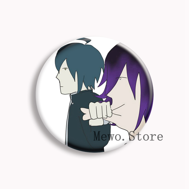 Kokichi Ouma Shuichi Saihara D - Pin Button Badge review and price