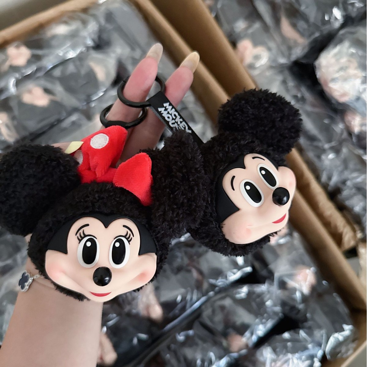 Mickey Minnie Plush Doll Keych - Anime Merchandise Plush Toys review and price