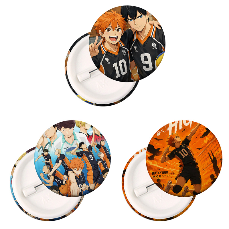 Haikyuu Anime Badge Cartoon Fi - Pin Button Badge review and price