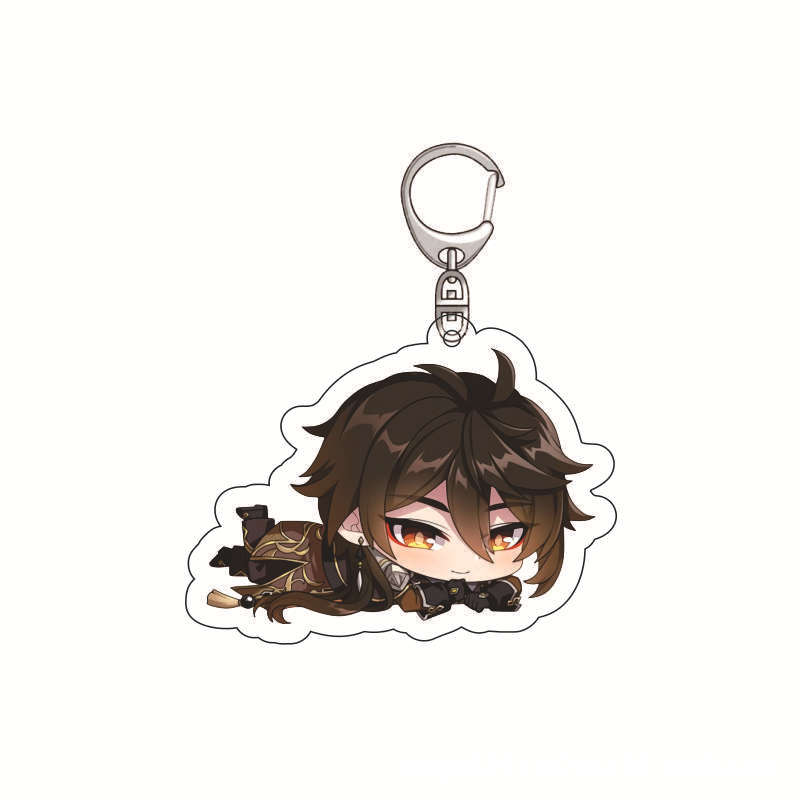 Genshin Impact Acrylic Keychai - Anime Merchandise Keychains review and price