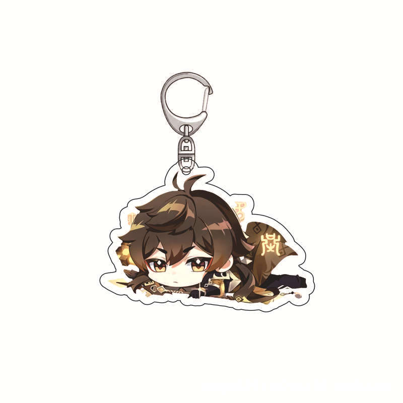 Genshin Impact Acrylic Keychai - Anime Merchandise Keychains review and price
